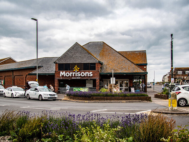 Morrisons supermarket on Dane Road, Seaford, on the site of the former Ritz cinema