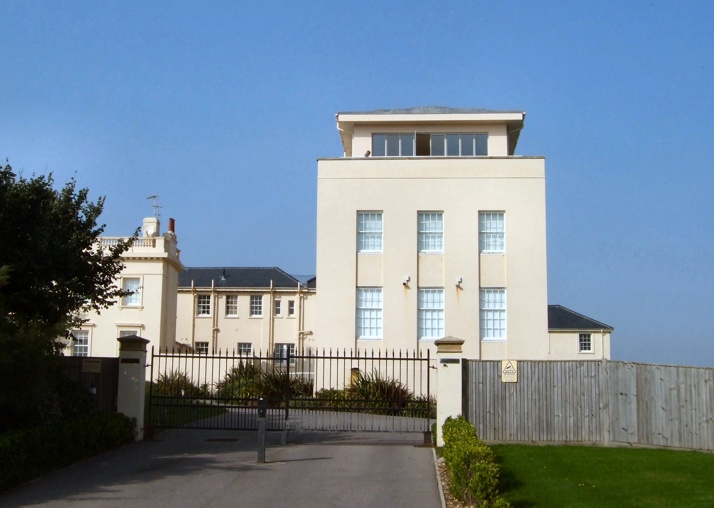 Corsica Hall, Seaford, seen from the grounds