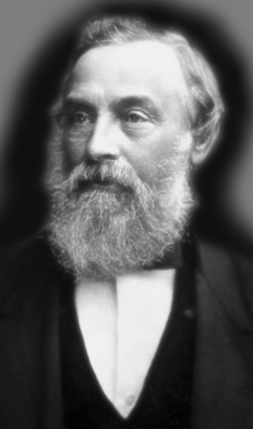 Portrait of Victorian aeronaut Henry Tracey Coxwell