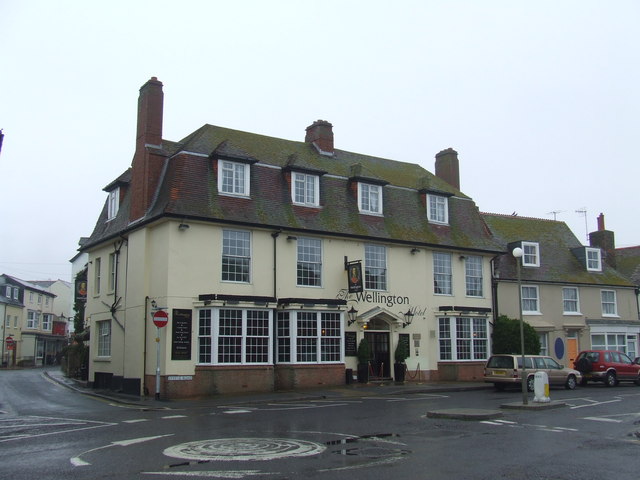 The Wellington pub on Steyne Road, Seaford, formerly the New Inn before a visit from the Duke of Wellington gave it a new name